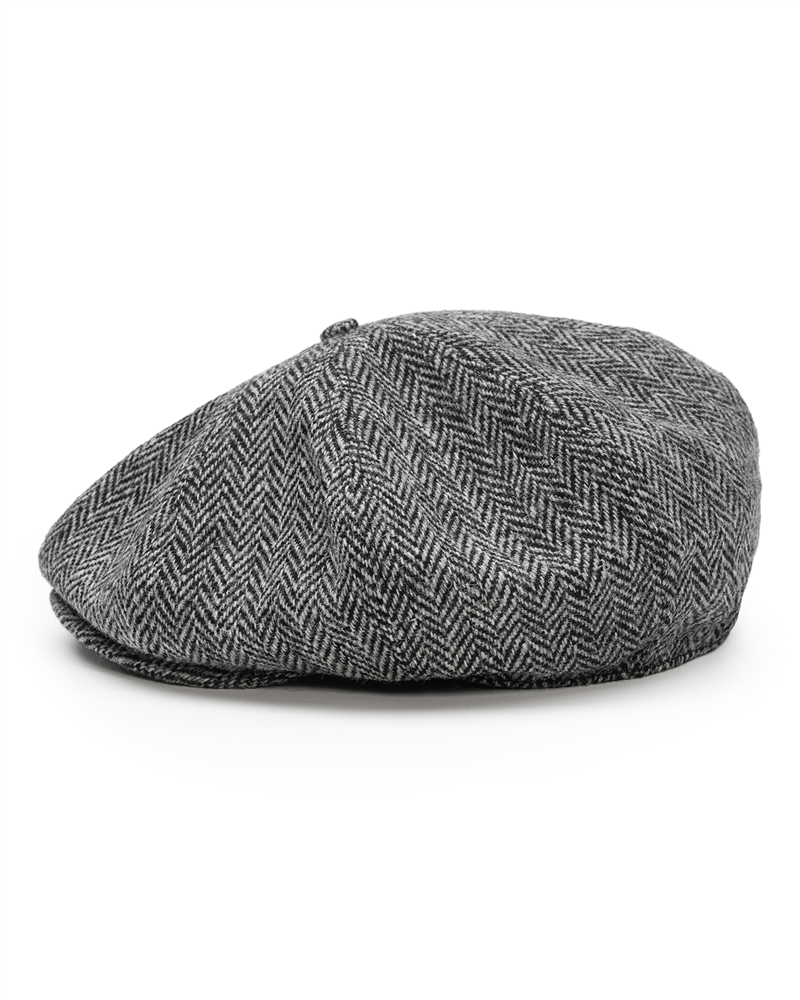帽子 Peaky Blinders Harris Tweed Sterkowski Peaky Cap - made of genuine Harris Tweed with sewn down visor